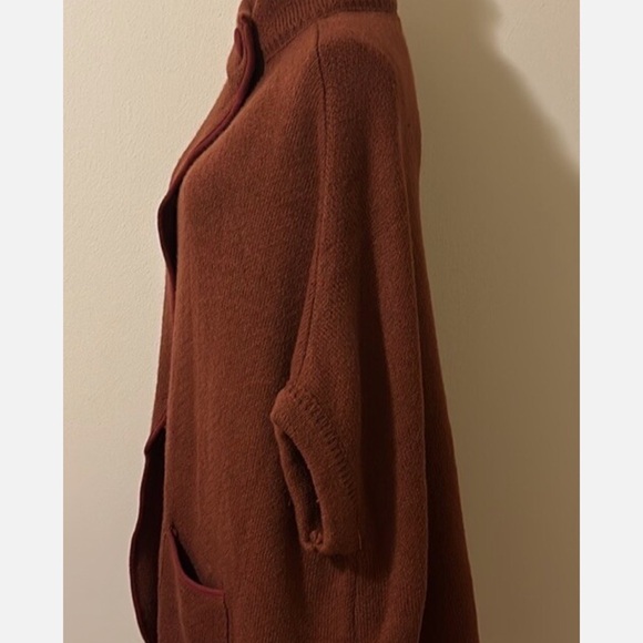 LC Lauren Conrad Rich Brown Women's Cardigan - Picture 3 of 5